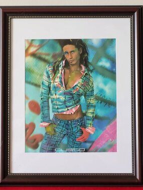 2003 GUSTO FASHION AD, FRAMED!!!